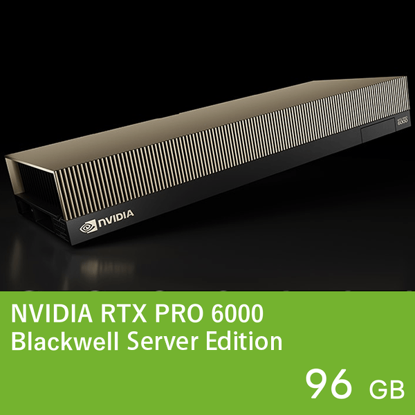 ��GPU�� NVIDIA ����ե��å��ܡ��� NVIDIA RTX PRO 6000 Blackwell Server Edition PCIe 5.0 x16 DisplayPort 2.1b x4 ����:GDDR7/96GB �����������:600W �ڤ����󤻾��ʤǤ�/Ǽ�������б���