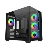 CoolerMaster PC������ �ߥɥ륿� E681-KHNN-S00 (Elite 681) �����륬�饹�ӥ塼 �ޥ����ܡ��ɤ�Ʊ����ǽARGB�ե���ɸ�����  �ǥ奢������С��߷� ����10��Υ������ե����б� �֥�å��ڥ���󥻥��Բġ��̳�ƻ����Υ�������Բġ�