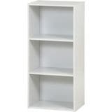 不二貿易 カラーボックス 3段 ホワイト 商品コード 43856 【代引・日時指定・キャンセル不可・北海道沖縄離島配送不可】 -お取リ寄せ-