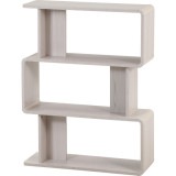 不二貿易 ディスプレイラック 3段 クレール ホワイトウォッシュ 商品コード 54905 【代引・日時指定・キャンセル不可・北海道沖縄離島配送不可】 -お取リ寄せ-