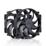 Noctua �ե��� NF-A14x25R-G2-PWM-SX2-PP-CH-BK �ݷ��ե졼�� �֥�å� �ץ�ߥ����Ų�140mm�ץå���ץ����������б� �ǥ奢��ե��󥻥å� �ڥ���󥻥��Բġ��̳�ƻ����Υ�������Բġ� -������-