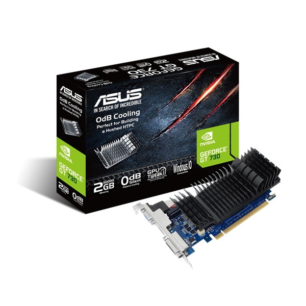 ASUS VGA GT730-SL-2GD5-BRK 2GB GDDR5 グラフィックカード NVIDIA GeForce GT 730 / HDMI 1.4a ファンレス設計 2スロット GPU Tweak II 【キャンセル不可・北海道沖縄離島配送不可】