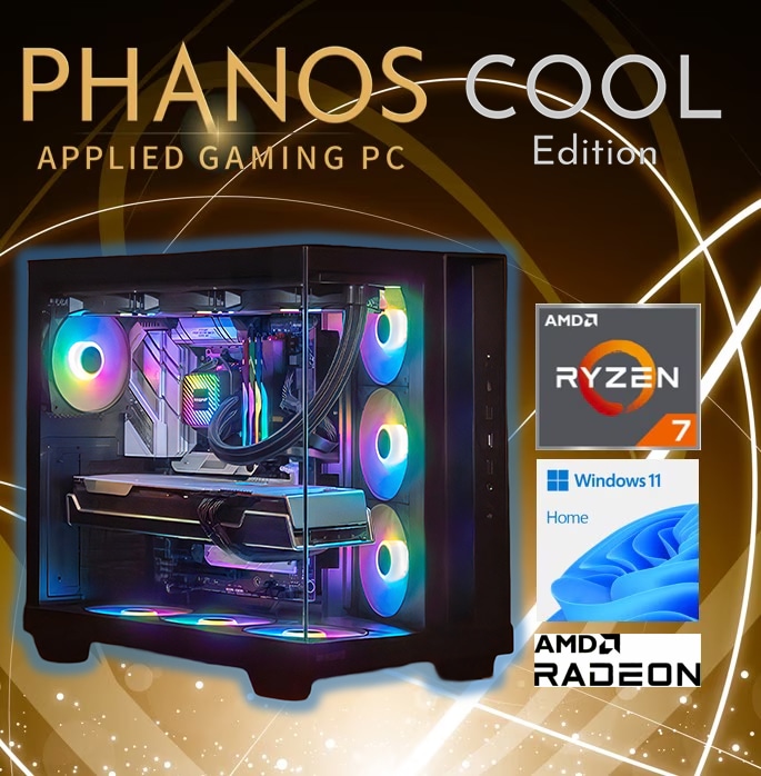 7777-PHANOS448070 | RX9060XT Ryzen7 9700X メモリ DDR5 32GB RGB SSD 
