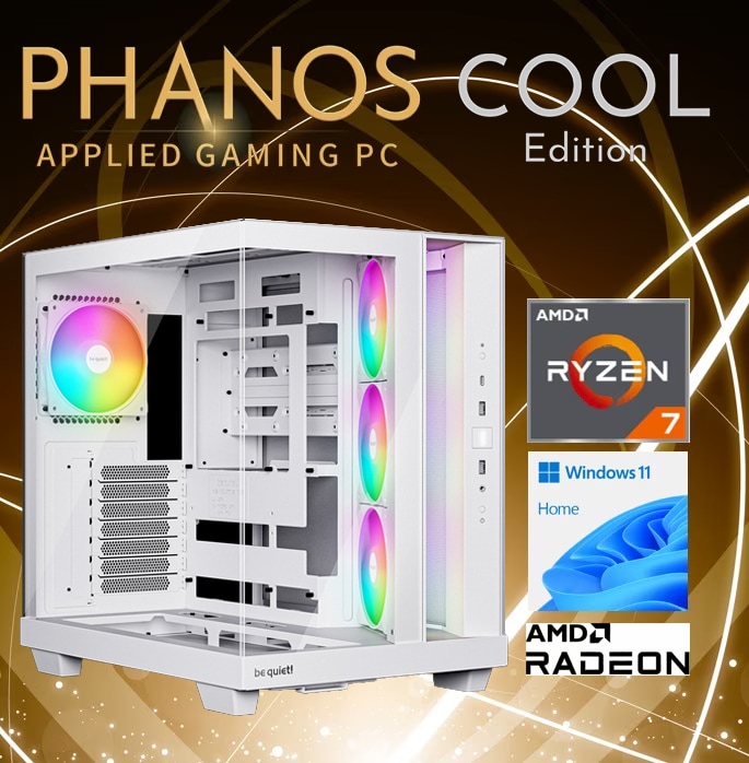 7777-PHANOS448071 | RX9060XT Ryzen7 9700X メモリ DDR5 32GB RGB SSD