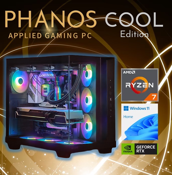 7777-PHANOS448072 | RTX5070 Ryzen7 9700X メモリ DDR5 32GB RGB SSD