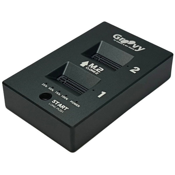 Groovy グルービー M.2クローンスタンド UD-M2CL2 PCレス ワンプッシュクローン作成【キャンセル不可・北海道沖縄離島配送不可】 -お取り寄せ-