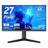 Pixio �����ߥ󥰥�˥��� PX27U Prime NEO �֥�å� PX27UPN-O 27����� 4K �ǥ奢��⡼�� 160Hz FHD 320Hz Fast IPS 27�� 4K (3840��2160) �磻�� HDR 1ms GTG �����٥��� �֥�å������饤���� �֥롼�饤�ȥ��åȡڥ���󥻥��Բġ��̳�ƻ����Υ�������Բġ�