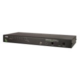 ATEN KVM�����å� CS1708A 8�ݡ��� PS/2-USB VGA �ǥ�������������ݡ������ USB�ǥХ����б��ڥ���󥻥��Բġ��̳�ƻ����Υ�������Բġ�-������-