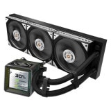 ASRock ���䥯���顼 Steel Legend Dark 360 LCD 360mm �֥�å� �ʰ׿��䡡3.4�����LCD�ǥ����ץ쥤��� CPU����ɽ���б� LGA1700 AM5 �б� Steel Legend���꡼���ڥ���󥻥��Բġ��̳�ƻ����Υ�������Բġ� -������-