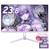 Pixio �����ߥ󥰥�˥��� PX249 Wave Pastel Purple �ѥ��ƥ� �ѡ��ץ� PX249WAVEPP-O 240Hz 23.8����� 240Hz ����ǽ�����ߥ󥰥�˥��� / 1ms (GTG) / FHD / Fast IPS / HDR�ڥ���󥻥��Բġ��̳�ƻ����Υ�������Բġ�