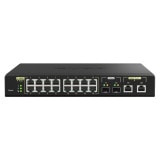 QNAP �ޥ͡����ɥ����å� QSW-M2116P-2T2S Wi-Fi 6�����б� 30W 16 x 2.5GbE PoE+ / 2 x 90W 10GbE PoE++ �����å��󥰥ե��֥�å� �� 160 Gbps PoE�б� �Ÿ���¢�ڤ����󤻾��ʤǤ�/Ǽ�������б���