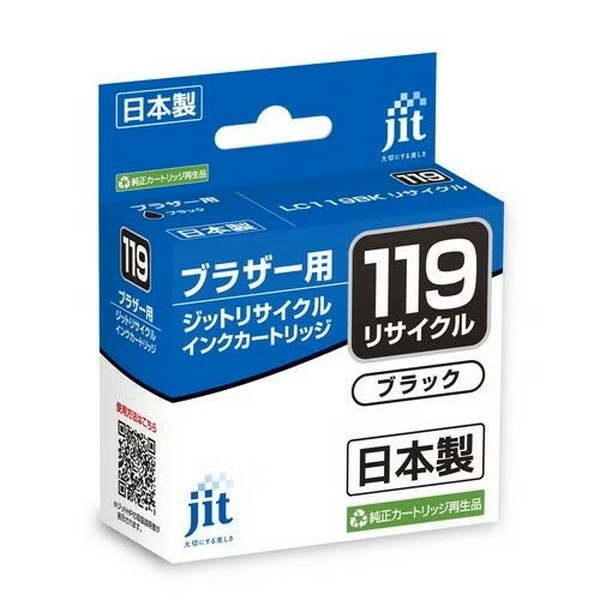 �ꥵ�����륤�� �ߴ����󥯡����󥯥����ȥ�å� ���å�(JIT) JIT-B119B [�֥饶���� LC119BK �֥�å�] ���󥯥����ס������ȥ�å��ڥ���󥻥��Բġ��̳�ƻ����Υ�������Բġ� -������-