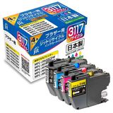�ꥵ�����륤�� �ߴ����󥯡����󥯥����ȥ�å� ���å�(JIT) JIT-B31174P [�֥饶���� LC3117-4PK 4���ѥå�] ���󥯥����ס������ȥ�å��ڥ���󥻥��Բġ��̳�ƻ����Υ�������Բġ� -������-