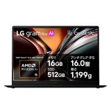 LG ノートPC Ryzen7 16GB SSD512GB 軽量980g Amazon.co.jp: LG gram 16インチ 軽量ノートパソコン、Intel Evo