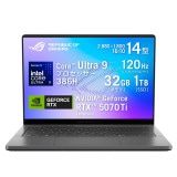 �����ߥ󥰥Ρ��ȥѥ����� ASUS ROG Zephyrus G14 GU405AR GU405AR-U9R5070TIG [������ץ����졼]��14�� / Windows 11 Home / Core Ultra 9 386H / ����32GB / SSD1TB / NVIDIA RTX 5070 Ti / Ĺ���֥Хåƥ꡼21���֡�