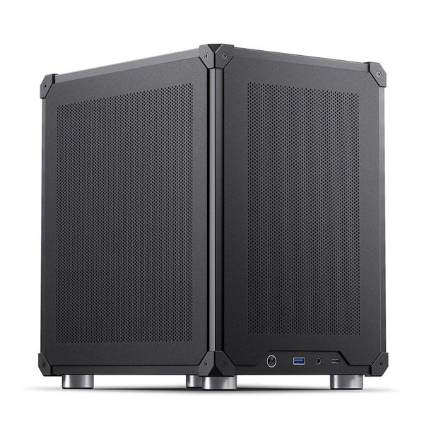 JONSBO PCケース C6 Black ブラック Micro-ATX対応 ミニタワー メッシュパネル 工具不要 4面着脱 コンパクト 高エアフロー 高冷却 小型 自作 ジョンスボ【キャンセル不可・北海道沖縄離島配送不可】
