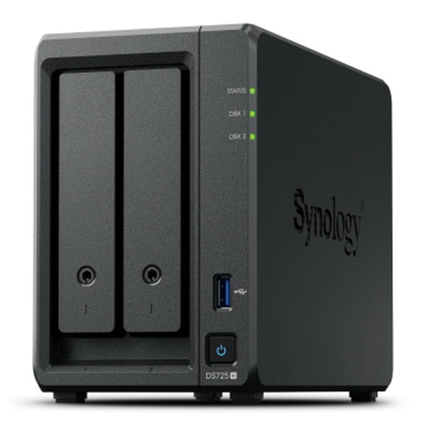 Synology NASキット DiskStation Plus series DS725+ 2ベイ 2.5/3.5 SATA対応  M.2 NVMe SSD slot搭載 2.5G-NIC搭載 拡張ユニット接続可能  【キャンセル不可・北海道沖縄離島配送不可】 -お取り寄せ-