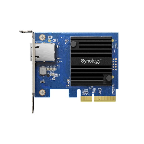 Synology システム向け シングルポート 10GbE 10GBASE-Tアドインカード / E10G30-T1 / 10Gbpsサポート / 1 x RJ-45ポート / PCIe 3.0 x4 / ネットワーク ストレージ オプション 増設【キャンセル不可・北海道沖縄離島配送不可】 -お取り寄せ-