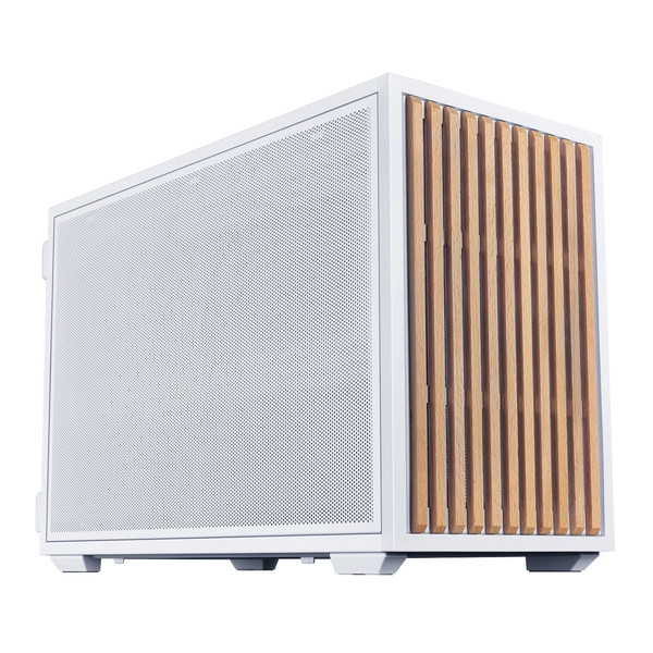 Lian Li PCケース B4-mATX Wood ホワイト B4W-WD Micro-ATXケース ウッドモデル DAN Cases社コラボ 横置き 縦置き 容量21.3Lコンパクト リアンリー【キャンセル不可・北海道沖縄離島配送不可】