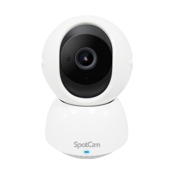 SpotCam ネットワークカメラ SpotCam Eva Pro 監視カメラ 2K 高解像度 自動追尾 360度回転 防犯カメラ Wi-Fi 有線LAN スマホ対応 クラウド録画無料【キャンセル不可・北海道沖縄離島配送不可】