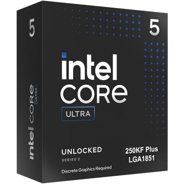 CPU インテル Core Ultra 5 250KF Plus BOX Arrow Lake LGA1851 クロック周波数 4.2GHz 二次キャッシュ 30MB
