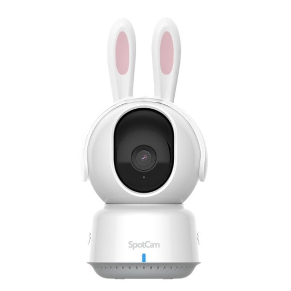 SpotCam ネットワークカメラ SpotCam BabyCam Pro ベビーモニター 見守りカメラ 2K高画質 360度全方位回転 自動追尾 8倍ズーム 子守歌内蔵 温湿度アラート 危険エリア検知 双方向通話 無料クラウド録画 スマホ対応【キャンセル不可・北海道沖縄離島配送不可】 -お取り寄せ-