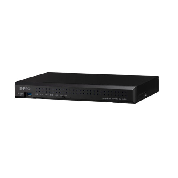 i-PRO ネットワークディスクレコーダー(4TB)WJ-NU201/4 8ch 4TB PoE給電 8ポート内蔵 4K対応 防犯カメラ 監視カメラ 録画機 アイプロ【納期要確認】