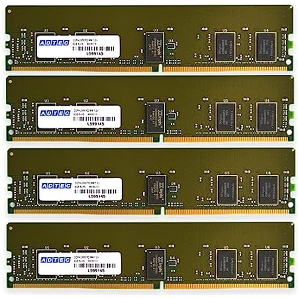 4946516086465 ADTEC DDR4-2666 RDIMM 16GB (2Rx8)×4枚組 ADS2666D