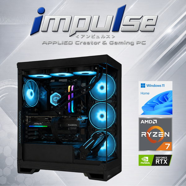 7777-Impulse452069 | RTX5080 16GB Ryzen7 9700X メモリ DDR5 32GB