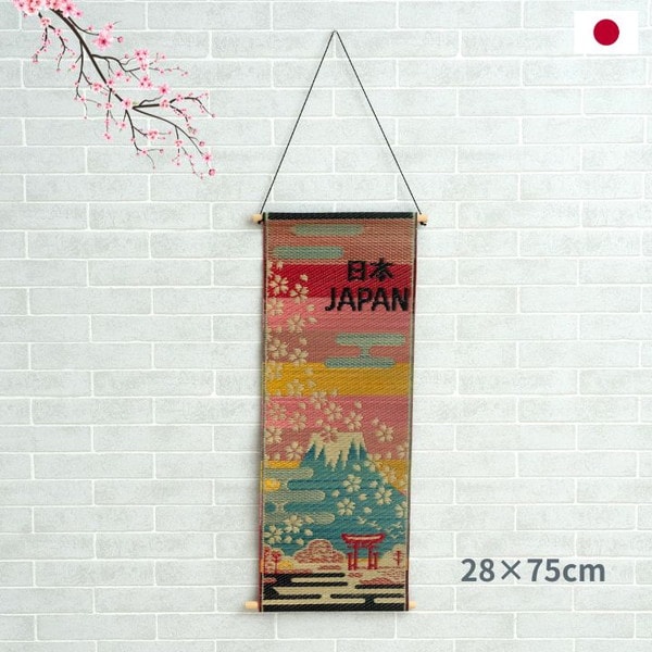 イケヒコ 掛け軸 桜富士28×75cm g0003909 1082170003909【代引き不可】【北海道沖縄離島は配送不可】-お取り寄せ品- 