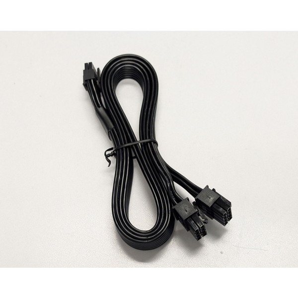 SuperFlower 電源ケーブル SF-2X8PIN-16PIN-BK V2 ブラック コネクタ変換ケーブル 60cm【キャンセル不可・北海道沖縄離島配送不可】