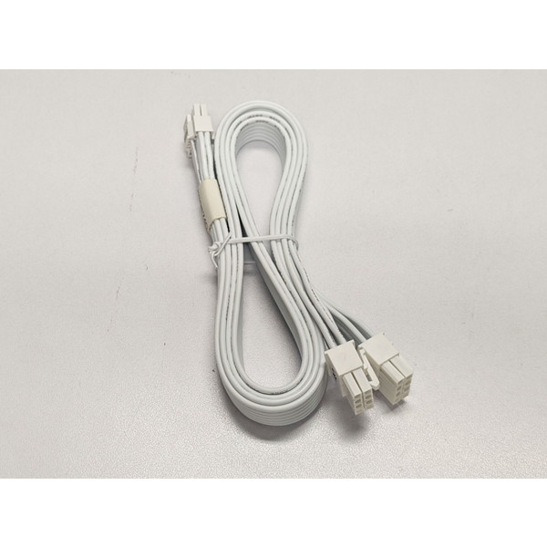 SuperFlower 電源ケーブル SF-2X8PIN-16PIN-WT V2 ホワイト コネクタ変換ケーブル 60cm【キャンセル不可・北海道沖縄離島配送不可】