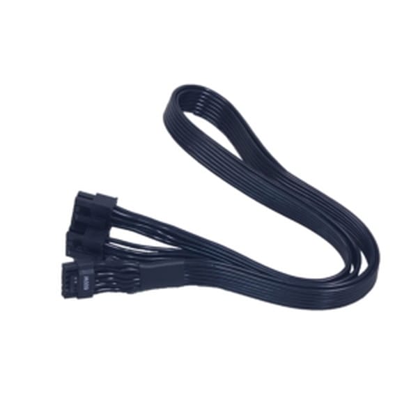 SuperFlower 電源ケーブル SF-2X8PIN-16PIN ブラック コネクタ変換ケーブル PCIe 8pinタイプ【キャンセル不可・北海道沖縄離島配送不可】