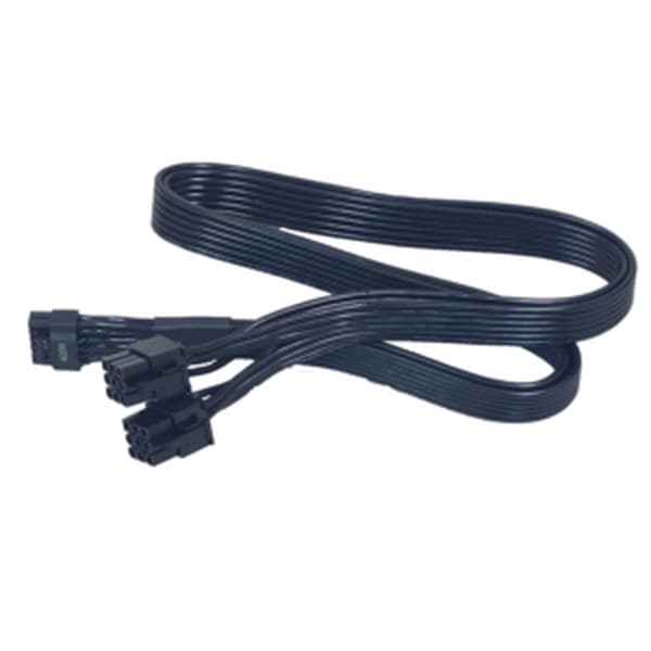 SuperFlower 電源ケーブル SF-2X9PIN-16PIN (Super Connector) ブラック 12VHPWR コネクタ変換ケーブル 9pinタイプ【キャンセル不可・北海道沖縄離島配送不可】