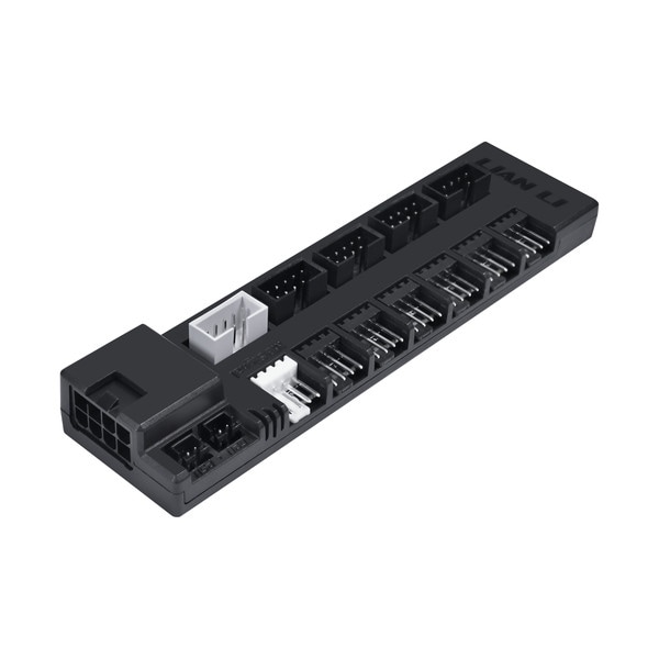 Lian Li ハブ 内部USBハブ Edge Hub ADV Black EG-HUB03B ブラック Edge Series PSU Connector or PCIe 8PIN給電 リアンリー 【キャンセル不可・北海道沖縄離島配送不可】