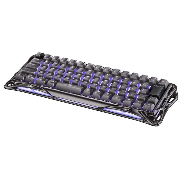 GravaStar ゲーミングキーボード Mercury V60 Pro GS V60 PRO_XTAL_BLK_JP ガンメタル 日本語配列 60%サイズ メカニカル ラピッドトリガー対応 磁気スイッチ【キャンセル不可・北海道沖縄離島配送不可】