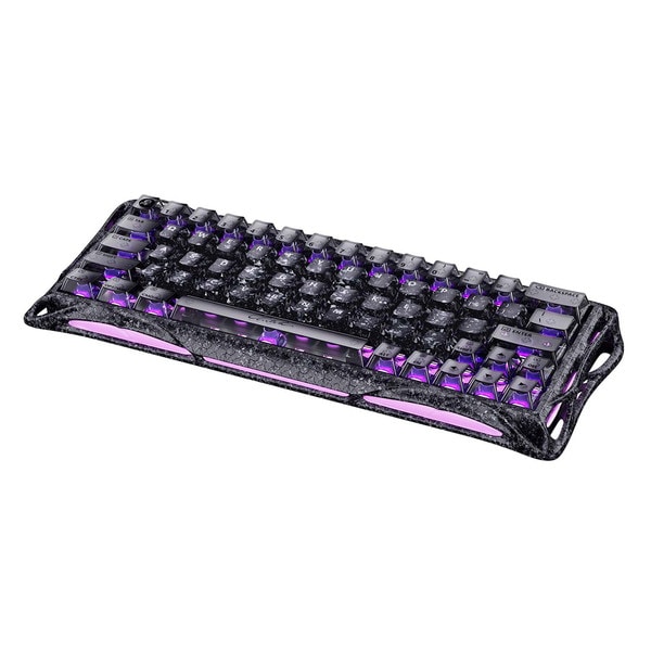 GravaStar ゲーミングキーボード Mercury V60 Pro GS V60 PRO_CF_BLK サイバーフロストブラック US配列 英語配列 60%サイズ メカニカル ワイヤレス Bluetooth 有線【キャンセル不可・北海道沖縄離島配送不可】