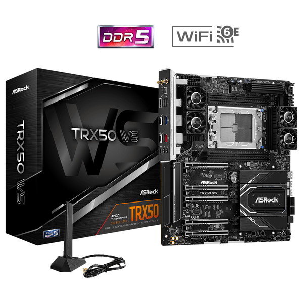 ASRock �ޥ����ܡ��� TRX50 WS / AMD TRX50 ���åץ��å���� / Ryzen Threadripper 9000/7000 ���꡼���б� / 18+3+3�ե������Ÿ��߷� �ڥ���󥻥��Բġ��̳�ƻ����Υ�������Բġ�