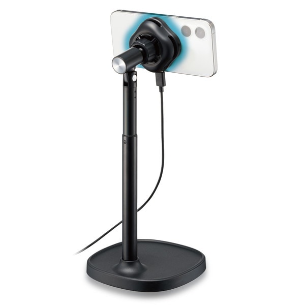 ELECOM ���쥳�� P-CLPL02ARMBK ���ޥۥ����顼 �ڥ�����ǻ� �ޥ��ͥå� ��ѥե��� USB���ż� �ǹ���-20�� ��� �᥿��ץ졼���դ� ��������դ� �� Magsafe �б� iPhone ����� �� �֥�å� �ڥ���󥻥��Բġ��̳�ƻ����Υ�������Բġ�