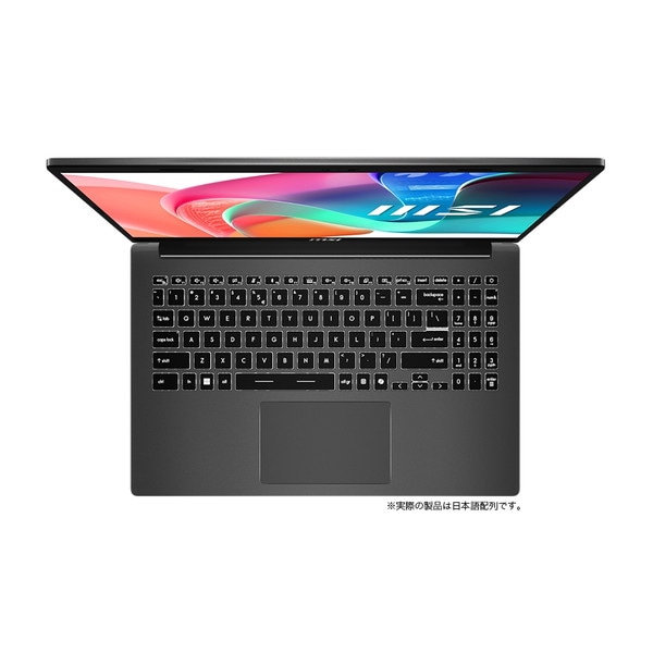 4526541198311 msi 薄型軽量・大画面ノートPC Modern-15-F13MG