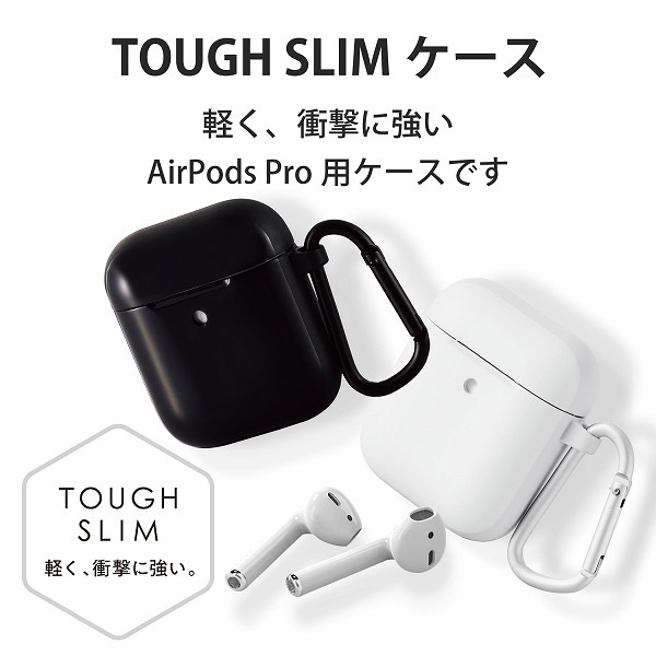 ELECOM 쥳 AVA-APTSBK ̵AirPodsб TOUGH SLIM ׎ˎގ ̎ގ׎ ڥ󥻥Բġ̳ƻΥԲġ