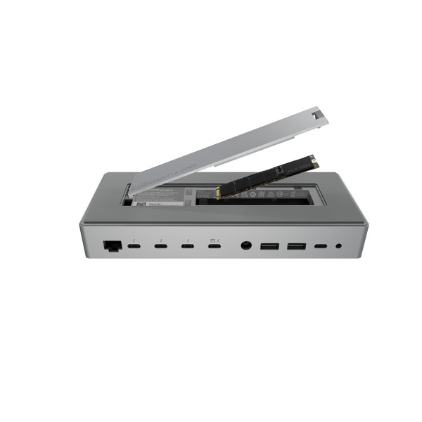 Razer RC21-02290200-R3J1 Razer Thunderbolt 5 Dock Mercury White Thunderbolt 5 /4 USB4�б� /  �ȥ�ץ�4K �ǥ����ץ쥤�б� / SSD���ȥ졼��:����8TB��� / THUNDERBOLT SHARE�б� / ����140W�����϶����ǽ �ڥ���󥻥��Բġ��̳�ƻ����Υ�������Բġ�