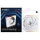 LIAN LI �磻��쥹 ARGB�ե��� UNI FAN TL Wireless Reverse 120 White (1pcs) 12RTL1W1W �ղ�ž 1�ĥѥå� �ۥ磻�� �ڥ���󥻥��Բġ��̳�ƻ����Υ�������Բġ�