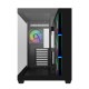 CoolerMaster PC������ �ߥɥ륿� E681-KHNN-S00 (Elite 681) �����륬�饹�ӥ塼 �ޥ����ܡ��ɤ�Ʊ����ǽARGB�ե���ɸ�����  �ǥ奢������С��߷� ����10��Υ������ե����б� �֥�å��ڥ���󥻥��Բġ��̳�ƻ����Υ�������Բġ�