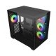 CoolerMaster PC������ �ߥɥ륿� E681-KHNN-S00 (Elite 681) �����륬�饹�ӥ塼 �ޥ����ܡ��ɤ�Ʊ����ǽARGB�ե���ɸ�����  �ǥ奢������С��߷� ����10��Υ������ե����б� �֥�å��ڥ���󥻥��Բġ��̳�ƻ����Υ�������Բġ�