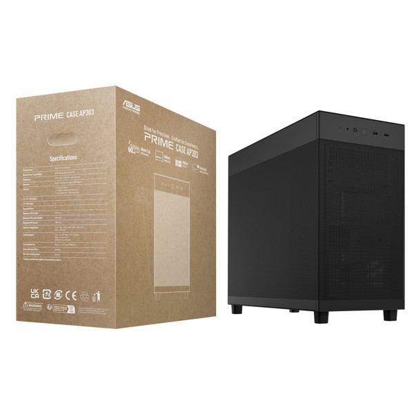 ASUS PC������ Prime AP303 Mesh Panel �֥�å� PRIME AP303 MESH BLACK ATX�ޥ����ܡ��� ����ե��å�������:����360mm ATX�Ÿ���˥å�:����180mm �ڥ���󥻥��Բġ��̳�ƻ����Υ�������Բġ�