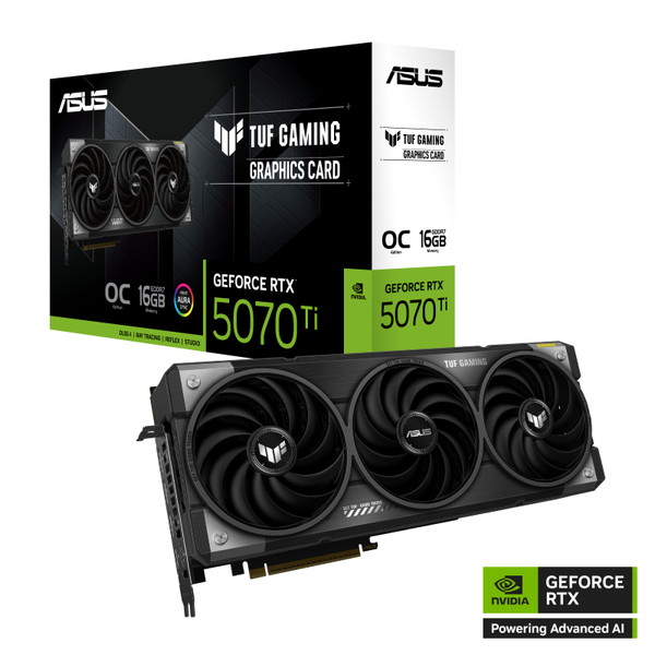 0197105861459 ASUS グラフィックボード TUF-RTX5070TI-O16G
