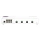 QNAP �ޥ͡����ɥ����å� QSW-M2106-4S 4 x 10GbE SFP+ ����� 6 X 2.5GbE Layer 2 �ݡ��ȿ���6 �����å��󥰥ե��֥�å���110 Gbps �Ÿ���¢�ڤ����󤻾��ʤǤ�/Ǽ�������б���