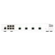QNAP �ޥ͡����ɥ����å� QSW-M2106-4S 4 x 10GbE SFP+ ����� 6 X 2.5GbE Layer 2 �ݡ��ȿ���6 �����å��󥰥ե��֥�å���110 Gbps �Ÿ���¢�ڤ����󤻾��ʤǤ�/Ǽ�������б���