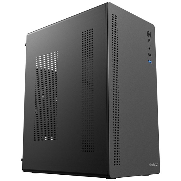 Antec PCケース ST20M コンパクト静音型 ミニタワー PCケース 高コスパ 265mmグラボ対応 CPU高150mm リアファン搭載【キャンセル不可・北海道沖縄離島配送不可】